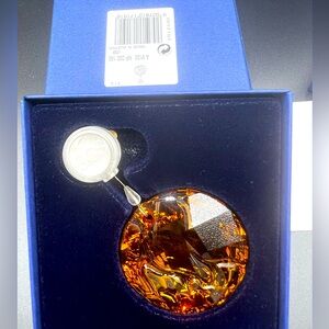 Swarovski Crystal 2010 Fire Orange Sun Catcher #1017151